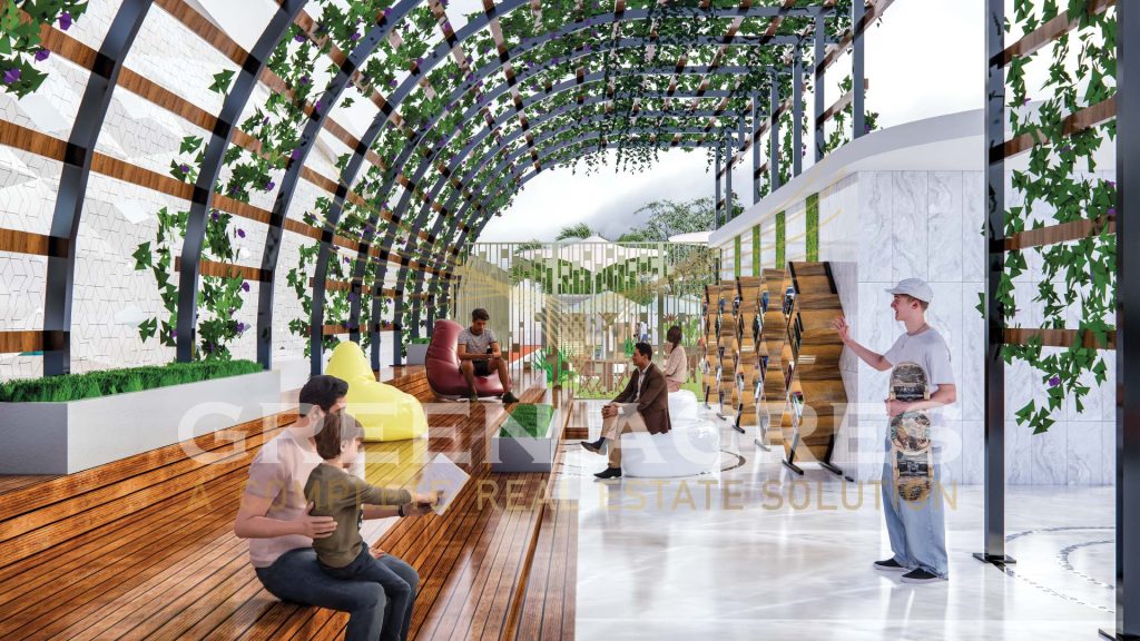 The payment plan is 65:35 with post-handover flexibility. You can pay 35% post-handover in monthly installments.