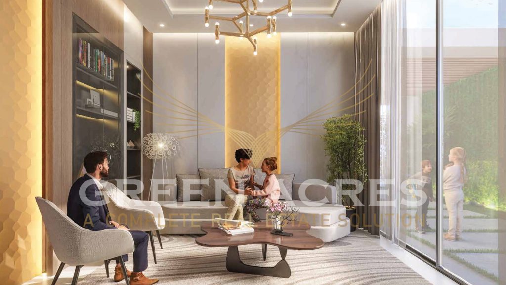 Stylish bedroom decor at Damac Park Greens